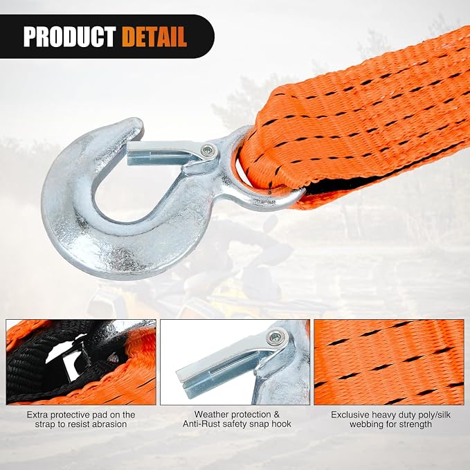Nilight Tow Strap Heavy Duty - Image 3