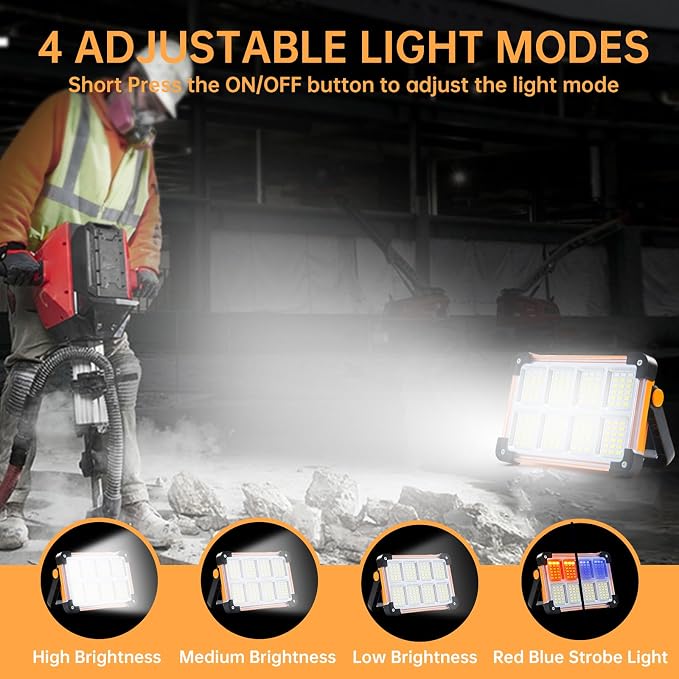 Rechargeable Solar Work Light Portable - Image 6