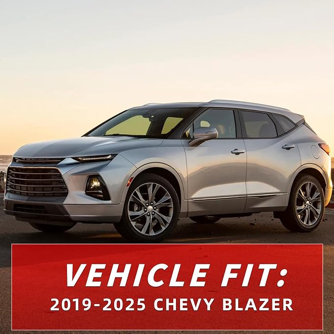 in Channel Rain Guards Fit for Chevrolet Chevy Blazer 2019 2020 2021 2022 2023 - Image 2