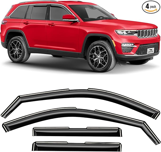 Voron Glass in-Channel Extra Durable Rain Guards by VoronGlass-highqualityautoaccessories