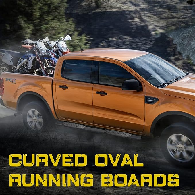 4.3 Inches Oval Tube Bar Running Boards Compatible - Image 2