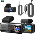 4k Dash Cam Front and Rear, 24/7 Parking Monitor by BOTSLAB