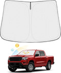 Windshield Sun Shade for 2022-2025 2026 Nissan Frontier Accessories Thicken by Canvcle