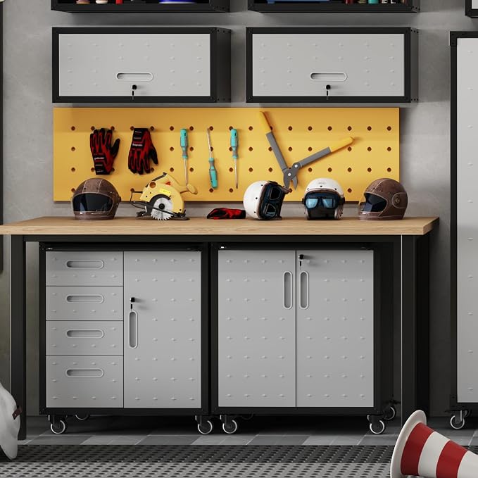Metal Garage Storage Cabinet - Image 7