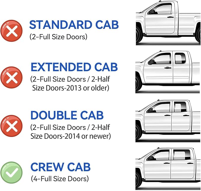 Window Visors Rain Guards for 2001-2007 Chevy Silverado/GMC Sierra, Window Vent - Image 3