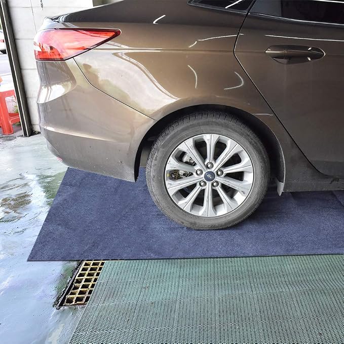 Garage Floor Mat, Absorbent Fabric, Anti-slip and Waterproof Backing, Garage - Image 6