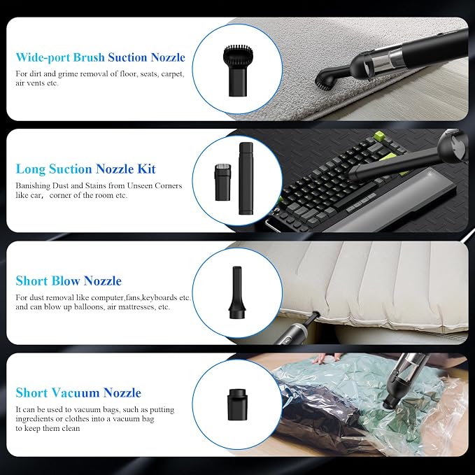 Car Vacuum Portable Cordless - Image 5