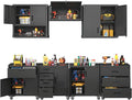 Metal Tool Cabinet, Garage Storage Cabinet System, Wall Cabinet & Locking by VIYET