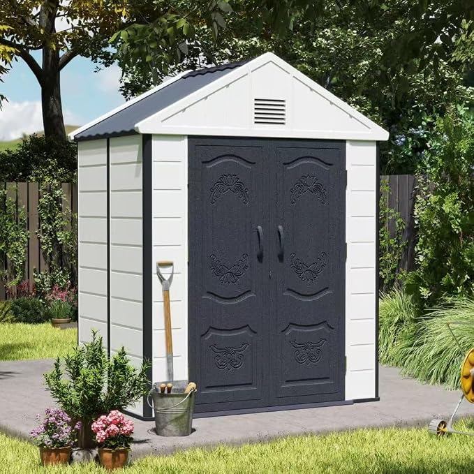 Kingdura 6x4 FT Resin Outdoor Storage Shed - Image 2