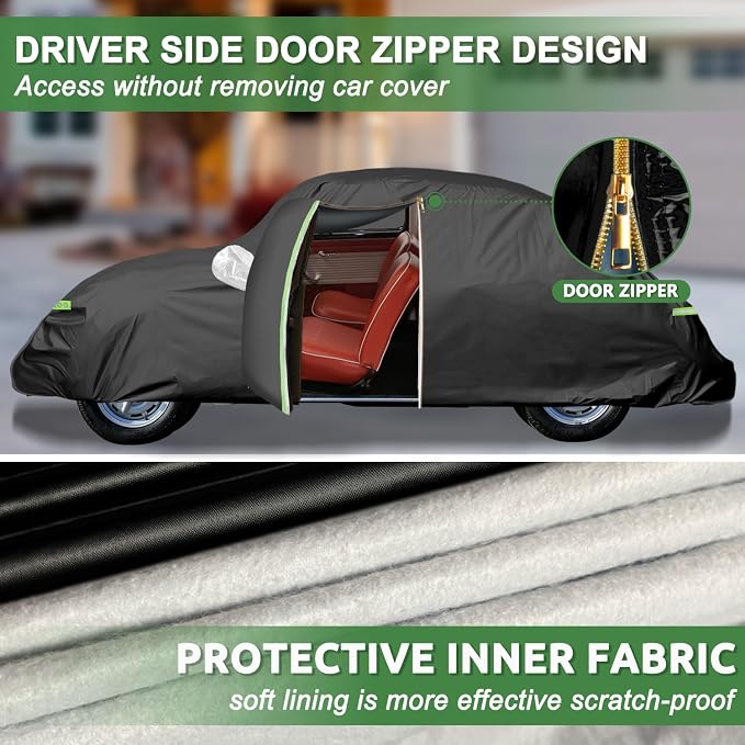 Car Cover for 1960-1980 Beetle Bug Sedan 2-Door, Full Exterior Car Covers for - Image 2