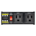 DIN Rail Mount AC 120V NEMA 5-15R Double Receptacles Outlet Power Strip Module by OONO