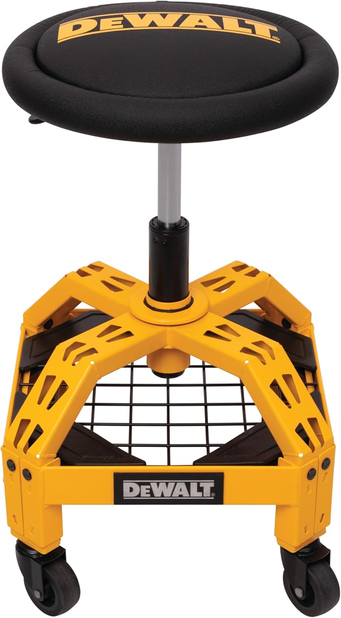 DEWALT Heavy-Duty Metal Rolling Stool - Image 6