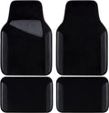 CAR PASS Waterproof Universal Fit Car Floor Mats, Faux Leather Car Carpet Mats by CARPASS