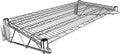 18" x 36" Chrome Wire Wall Mount Shelf by Krollen+Industrial