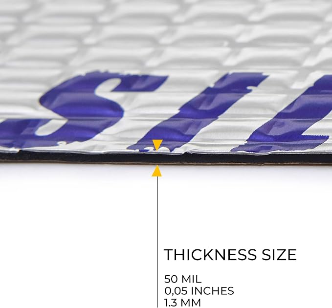 Siless 50 mil 52 sqft Car Sound Deadening mat - Image 8