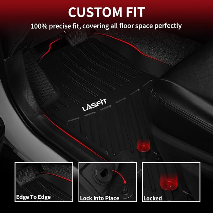 LASFIT Floor Mats for Toyota RAV4 2013-2018 All Weather Floor Liner for rav4 - Image 2