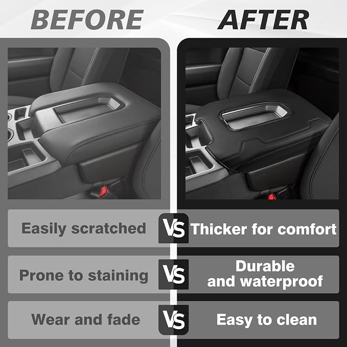 Muslogy Center Console Armrest Cover Compatible - Image 7