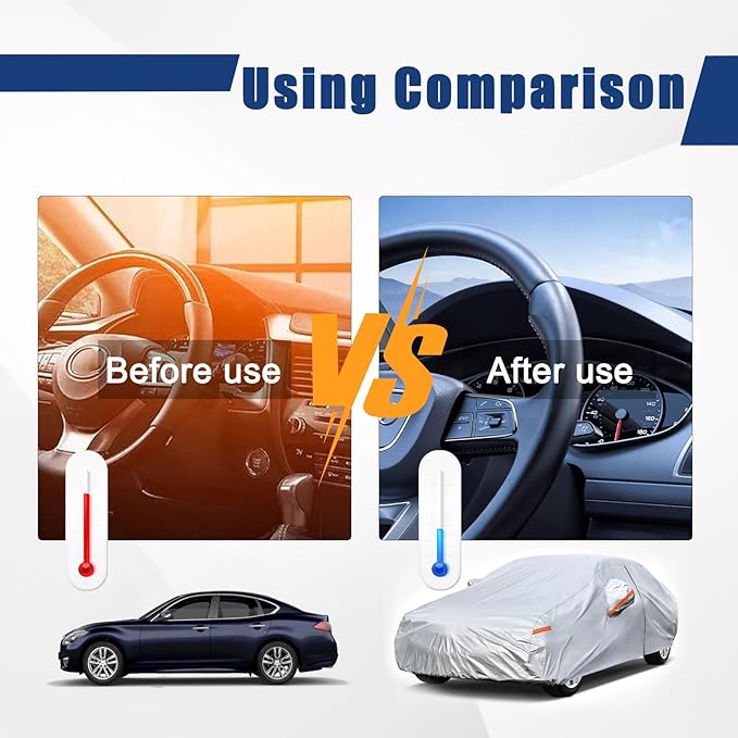 Kayme 6 Layers Car Cover Custom Fit - Image 4