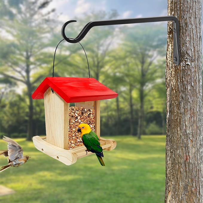 10 inch Plant Hanger, Sturdy Hanging Plant Bracket Outdoor, Hanging Plant Wall - Image 7