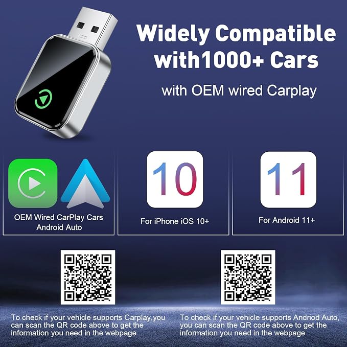 Wireless CarPlay Adapter for Apple iPhone, Fast Auto-Connect, No Latency - Image 7