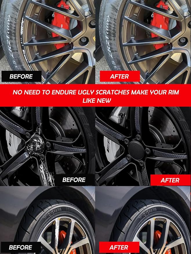 Silver wheel Touch Up Paint Wheel Scratch Repair Pen Car Rim Paint Pen Quick - Image 3
