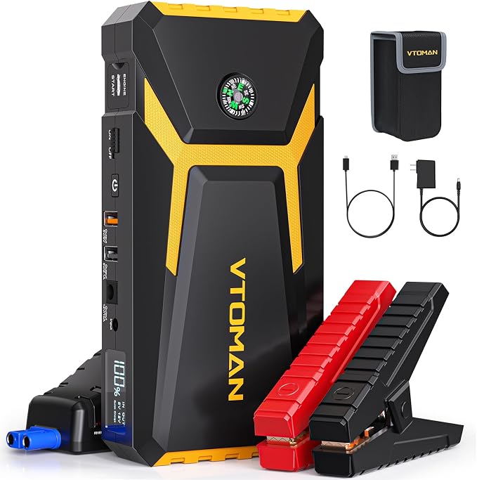VTOMAN V8 Pro 3000A Jump Starter, Car Battery Charger Jump Starters by VTOMAN