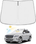 Windshield Sun Shade for 2021-2025 2026 Genesis GV80 Accessories Thicken by Canvcle