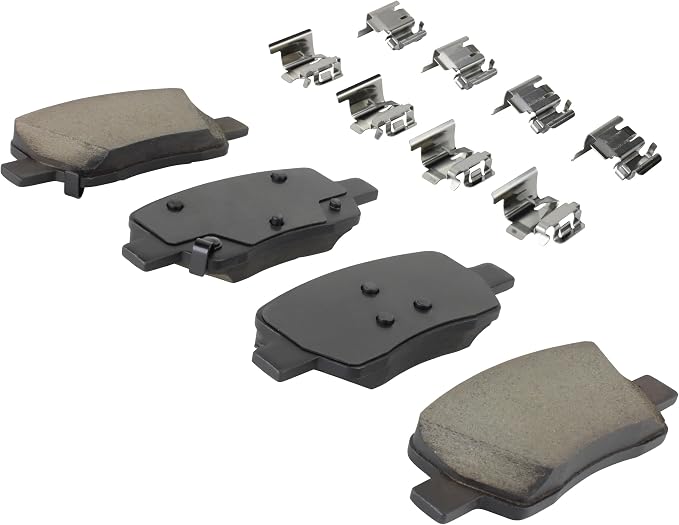 Premium Ceramic Rear Brake Pads Compatible - Image 2