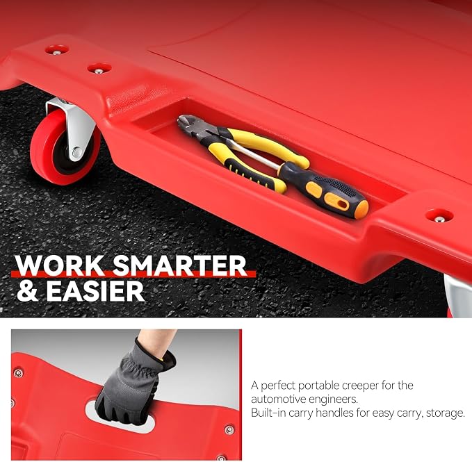 Auto Dynasty 36 Inches Mechanic Creeper, Automotive Garage Repair Low Profile - Image 4