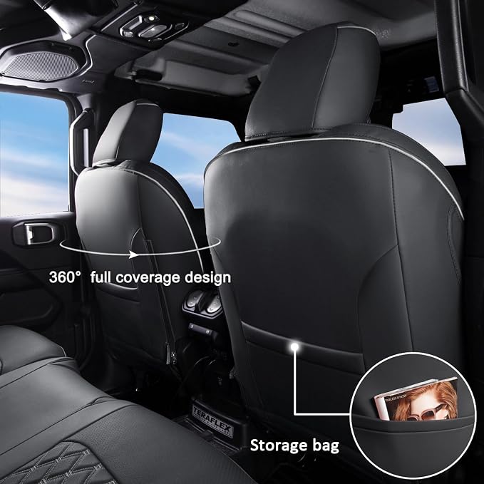 GIANT PANDA Fit Full Set Car Seat Covers - Image 4