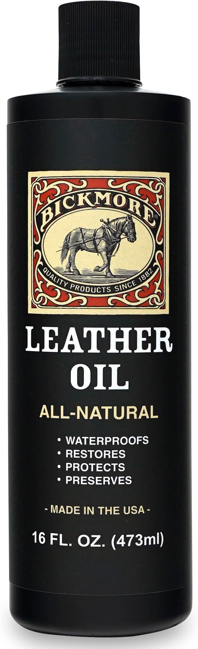 Leather Oil Leather Conditioner 16oz | Waterproofs, and Restores Boots by Bickmore