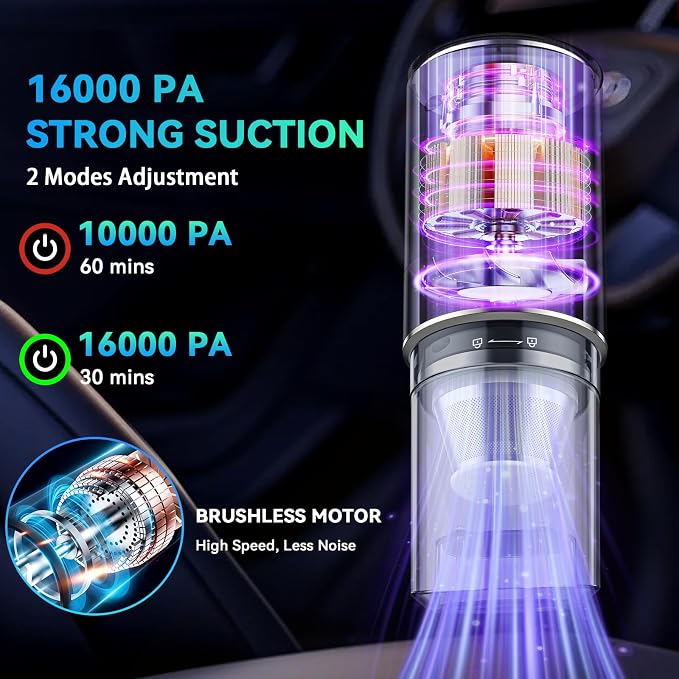 Car Vacuum Cordless Portable - Image 2