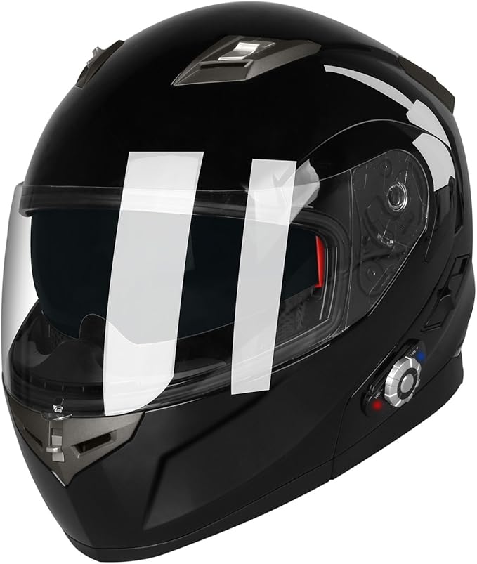 FreedConn BM2-S Bluetooth Motorcycle Helmet, Flip-Up Modular Motorbike Helmet by FreedConn