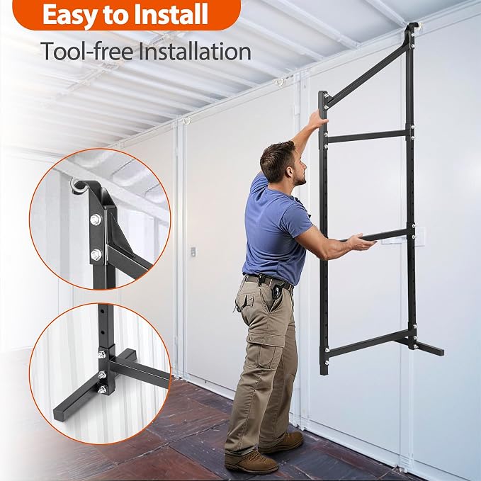 Shipping Container Shelving Storage Bracket 4Pcs Heavy Duty Cargo Shipping - Image 6