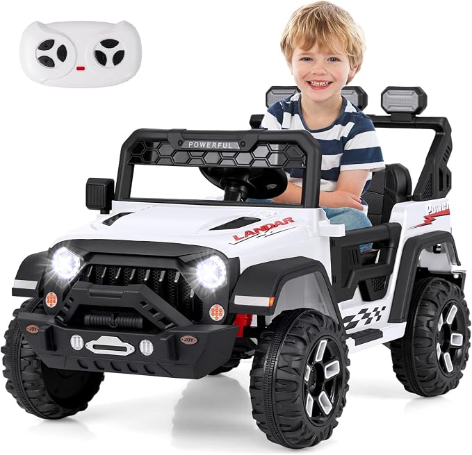 Costzon Kids Ride on Truck, 12V Electric Ride on Car by Costzon