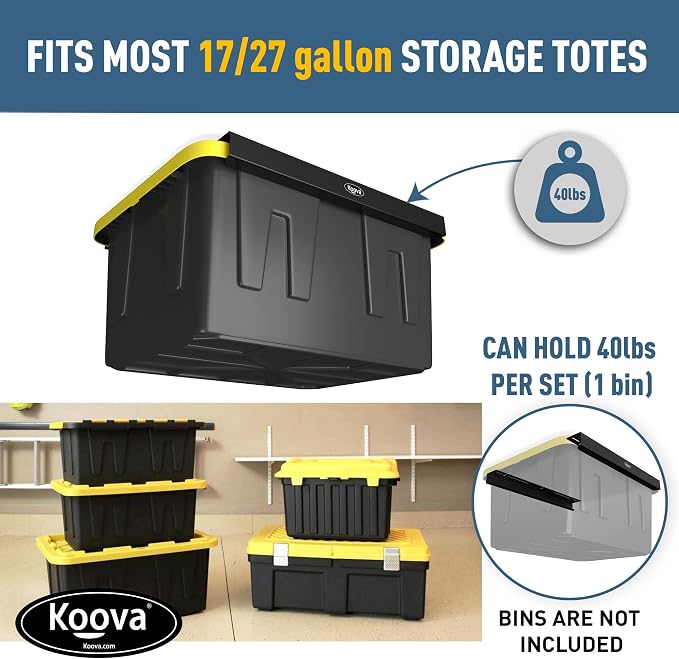 Koova Heavy-Duty Overhead Garage Storage Rack - Image 3