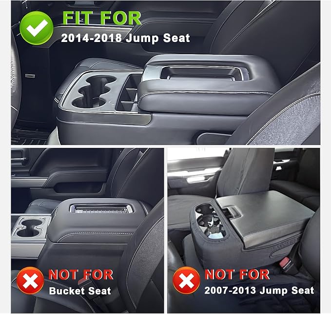 Muslogy Center Console Armrest Cover Compatible - Image 2