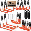 16 Pack Garage Hooks with Anti-Slip Coating Heavy Duty Wall Mount Hooks by Unknown