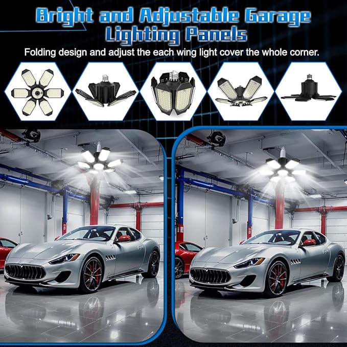 Garage Light - Super Brighter 15000LM Garage Light Bulb 150 Watt Equivalent - Image 3