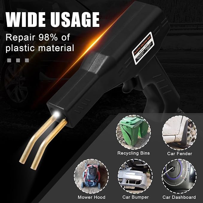 ATOLS Plastic Welder, Plastic Welding Kit, Hot Stapler Kit, Plastic Welder Gun - Image 2