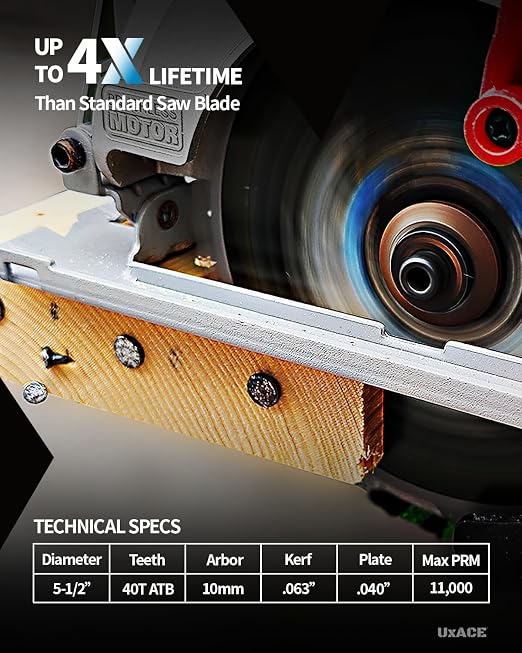 5-1/2-Inch 40-Tooth Circular Saw Blade - Image 3