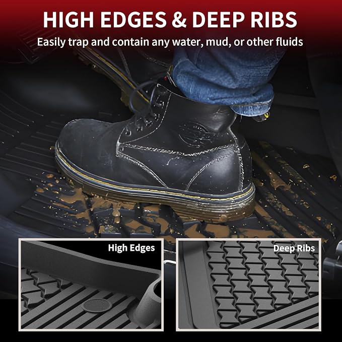 LASFIT Floor Mats&Trunk Mat for Lexus NX/ NX250/ NX350 2022-2025, All Weather - Image 5