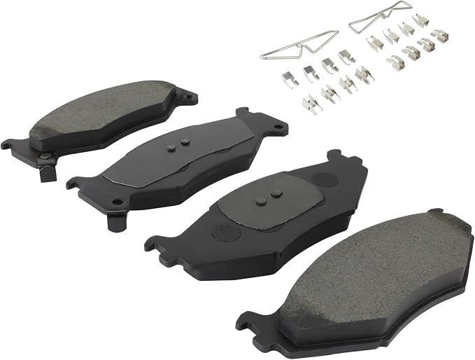 Premium Semi-Metallic Front Brake Pads Compatible - Image 2