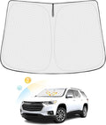 Windshield Sun Shade for Chevrolet/Chevy Traverse 2018-2025 2026 Accessories by Canvcle