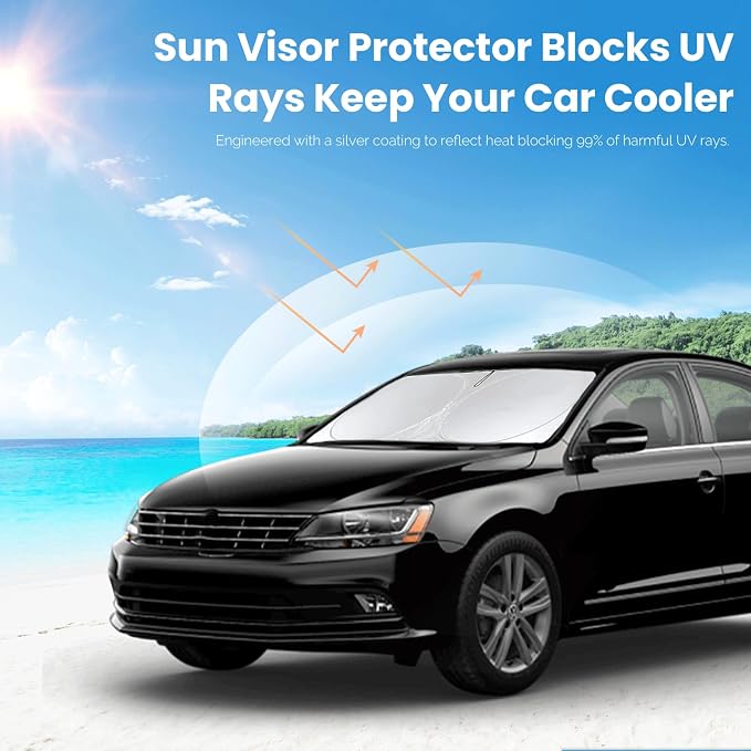 Custom Fit Passat Windshield Sunshade - Image 5