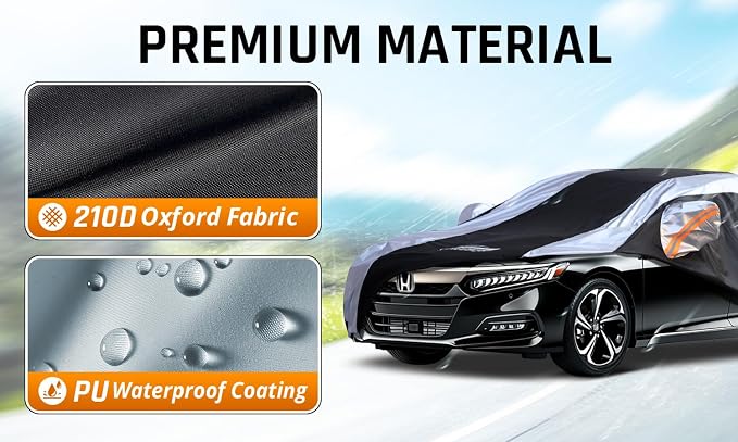 Honda Accord Car Cover Waterproof All Weather - Image 3