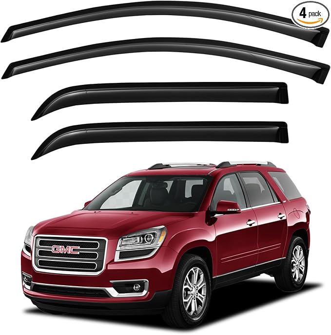 Window Visors Rain Guards Shield by YQAUTEC