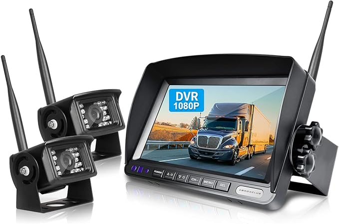 1080P FHD Digital Wireless Backup Camera System Kit by ZEROXCLUB