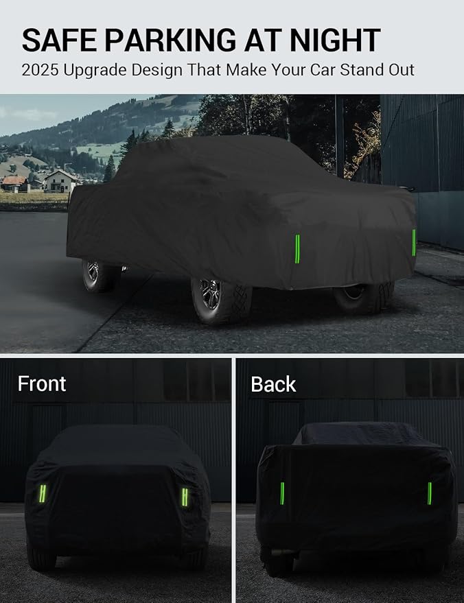 Proadsy Car Cover for Rivian R1T 2025 2024 2023 2022 Windproof All Weather - Image 6