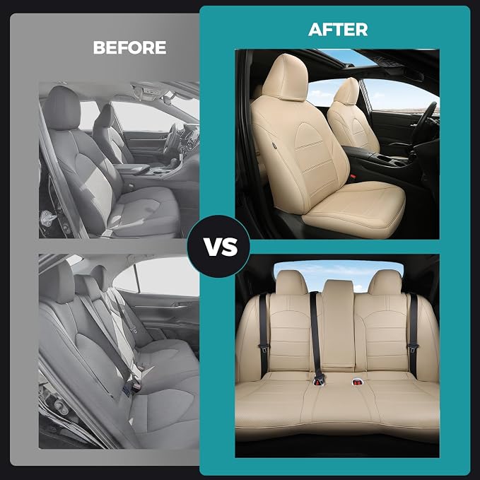 for Toyota Camry Seat Covers Hybrid LE SE 2018 2019 2020 2021 2022 2023 2024 - Image 7